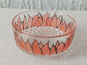 Old Slcoloc France Flame Fire Bowl French - Picture 1 of 10