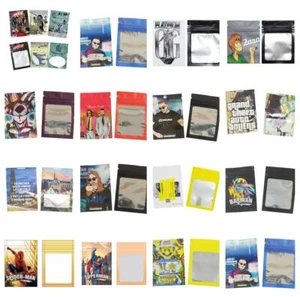 Bolsas exóticas de plástico a prueba de olores 100 un. Bolsa gruesa con cierre de cremallera de ventana 7x10 cm - Imagen 1 de 31