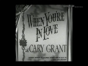 When You're in Love 1937 Grace Moore,Cary Grant  region free DVD - Imagen 1 de 1