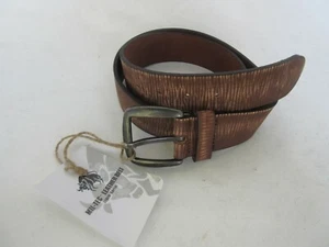 Vintage Gürtel Ledergürtel Heritage Style Leather Belt Nose Art Rockabilly 100 2 - Bild 1 von 1