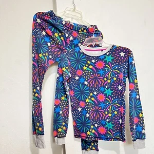 Boden Set Fireworks Celebrating Print Sleepwear Size 13Y Youth Kids - Picture 1 of 10