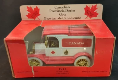 Ertl 1913 Modelo T Ford Bank, Serie Provincia Canadiense, Canadá, #9216 Foto 1 de 4