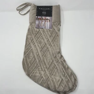 Tahari Home Christmas Holiday Stocking 22" Set of 2 - Picture 1 of 6