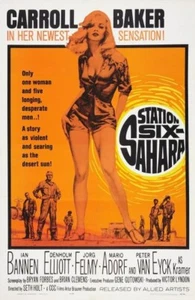 Historic Station Six-sahara 1962 Movie Advertising Postcard - Bild 1 von 2