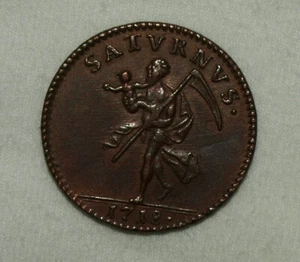 Schweden/Sweden Charles XII, Saturnus/Saturn, 1718, 1 Daler Silvermynt - Bild 1 von 7