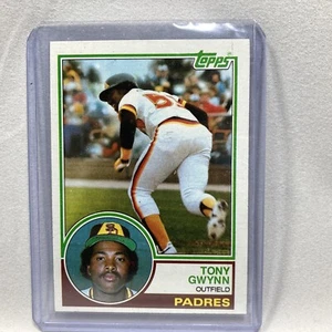 Tarjeta de novato Topps Tony Gwynn 1983 #482 radiocontrol San Diego Padres MLB HOF - Imagen 1 de 2