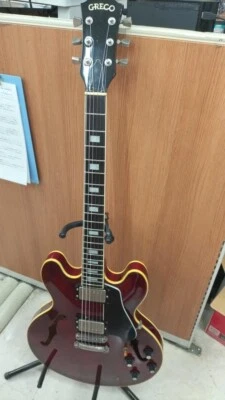 Guitarra Eléctrica Greco SA-700 1979 Cuerpo Semi Hueco Hecha en Japón Foto 1 de 4