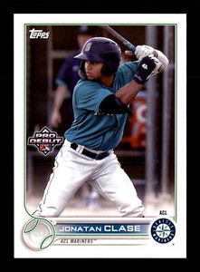 2022 Topps Pro Debut #PD-138 Jonatan Clase ACL Mariners Baseball Card