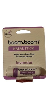Boom Boom Lavender Nasal Stick Experience Breathing Like Never Before 1pc NIP - Picture 1 of 2