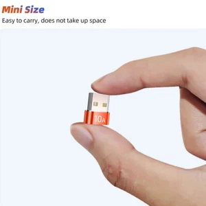 10A USB 3.0 To Type C Adapter OTG Type C Male To USB Female Converter For La _xa - Zdjęcie 1 z 12