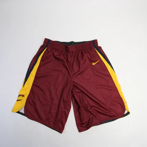 Cleveland Cavaliers Nike Practice Shorts Men's Maroon/Gold New Cover