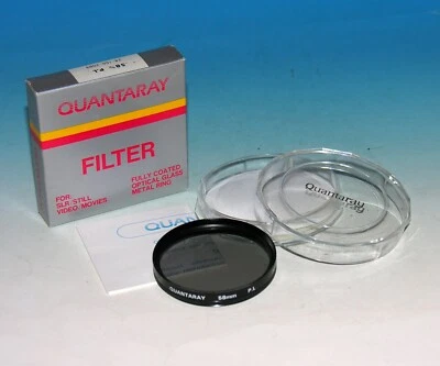 Quantaray 58mm P.L Circular Polarizing Filter (24-166-2089) - Image 1 of 2
