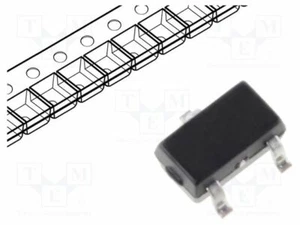 Transistor: N-MOSFET 260mW 0,32A unipolar 60V SOT323 BSS138PW.115 N-Kanal-Tran - Bild 1 von 1