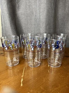 1991 Pillsbury Doughboy Marching Band Plastic Drinking Cups (Set of 6) - Picture 1 of 3