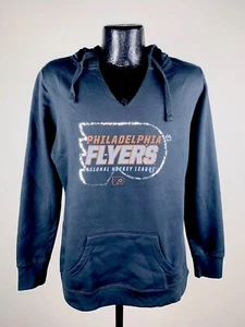 Women’s Majestic Philadelphia Flyers Attacking Line Black Cotton Sweatshirt S - Picture 1 of 4
