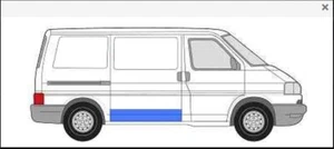 Reparaturblech Schiebetüre Türblech Außen VW Transporter T4 1990-2003 Rechts - Bild 1 von 2