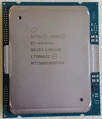 INTEL XEON E7-4830 V4 CPU PROCESSOR 14 CORE 2.00GHZ 35MB L3 CACHE 115W SR2S3 - Image 1 of 2