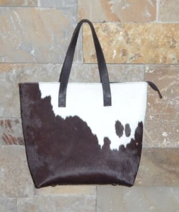 Large Leather Shopper Tote Women High Capacity Cowhide Shoulder Everyday Bag - Picture 1 of 5