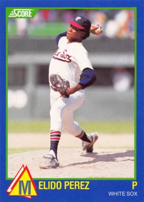 Melido Perez 1989 Score Rising Stars Rookie Baseball card #79 Chicago White Sox - Image 1 of 2