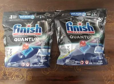 Finish Quantum Powerballs Automatische Spülmittel Tabs - 2 x 50 (100 ct.) - Bild 1 von 3