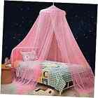  Bed Canopy for Girls with Glow in The Dark Stars,Bed Canopy Curtains for Pink