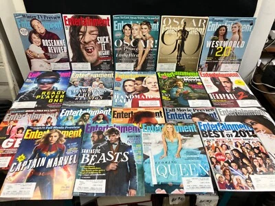 ENTERTAINMENT WEEKLY MAGAZINE, LOT OF 19, 2018 - Image 1 of 4