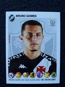 Panini 2020 Brasileirao #205 Bruno Gomes Vasco da Gama ROOKIE midfielder
