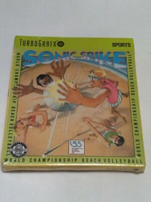 sonic spike turbografx16 sports video game disc new sealed in package 1990 - Image 1 of 2