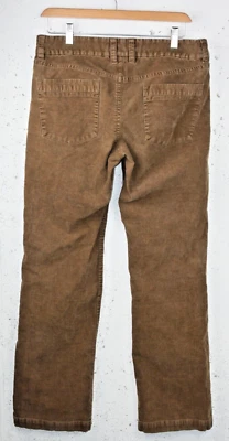 J. Pantalones CREW para mujer talla 8S pana corte bootcut marrón Foto 1 de 4