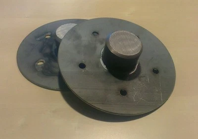 2x Reparaturblech Federteller VW Bus T4 hinten Querlenker MASSIV Federaufnahme  - Bild 1 von 3