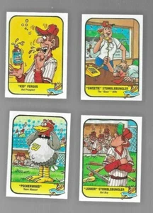 4- Tarjetas no deportivas Wood Peckers #39,40,41,42 todas como nuevas parodia de béisbol - Imagen 1 de 3