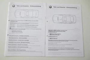 BMW 3er E46 Limousine Original Einbauanleitung Sound-Modul-System + Kabelsatz - Bild 1 von 1