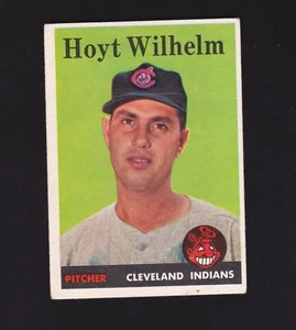 1958 Topps Set Break #324 Hoyt Wilhelm en muy buen estado (arrugue) *AJMCARDS* - Imagen 1 de 1
