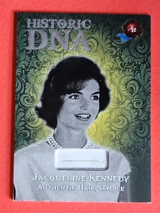 Tarjeta reliquia jacquline kennedy cabello mechón esposa de jfk adn histórico #d4/183 - Imagen 1 de 2
