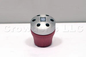 Perno de cambio de aluminio/cuero rojo Nardi para Opel Volvo Renault Alfa Romeo 156 - Imagen 1 de 1