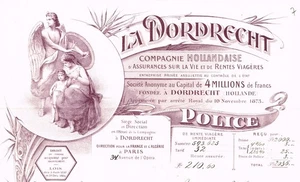 HOLLAND DORDRECHT LIFE INSURANCE ANNUITY COMPANY POLICY/ stock certificate/bond - Picture 1 of 2