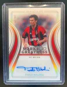 2023-24 Immaculate Paolo Maldini Marks of Greatness Auto #24/25 - Picture 1 of 2