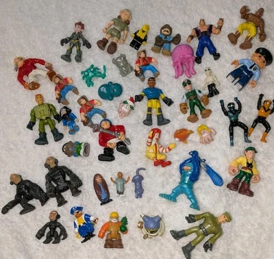 复古和现代小型玩具玩偶混合套装 Fisher Price 等 — 第 1/4 张图片