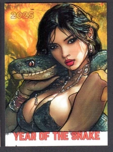 5FINITY SPECIAL 2025 CHINESE NEW YEAR HIGH-GLOSS Sketch Card by MICHAEL MUNSHAW - Bild 1 von 3