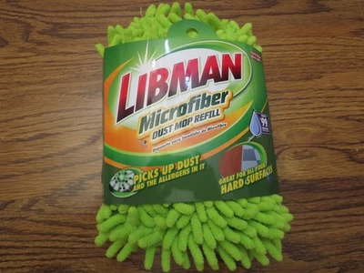 1 Libman Microfiber Dust Mop Refill  # 00196 Replacement Head Imperfect Package - Image 1 of 3