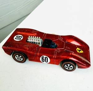 Hot Wheels Redline 1970 Ferrari 312P HK Spectraflame Red w Original Decals - Bild 1 von 14