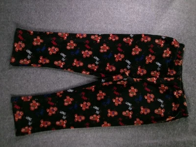 Pantalones de pijama Joe Boxer para mujer XL negros pan de jengibre estampado de vacaciones polar acogedor Foto 1 de 4