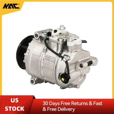 AC Compressor For Mercedes-Benz E320 2003-2006 S550 2007-2010 ML350 07-08 639834 - Image 1 of 4