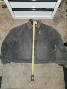 Thrashed Carhartt J22 Ptl 2xl Made In USA 🇺🇸 Quilted - Picture 1 of 13