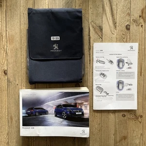 13-17 PEUGEOT 308 OWNERS HANDBOOK MANUAL PACK AND WALLET 2015 Ref19189 - Picture 1 of 24
