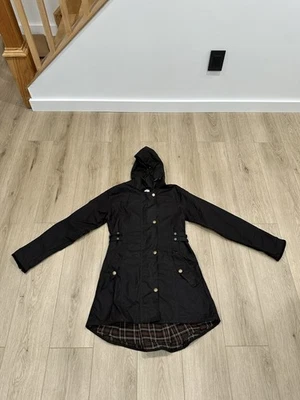 Chaqueta abrigo de equitación Celtic & Co para mujer 100 % algodón cera 10 marrón Foto 1 de 4