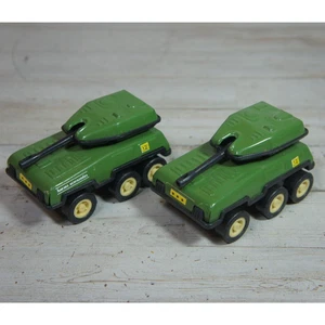 Lot 2 Vintage Gozan Fuerzas Acorazadas Metall Kunststoff Rad Tankfahrzeug - Spanien - Bild 1 von 8