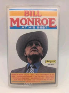 Bill Monroe At His Best (Cassette 1989) Bluegrass Country **Buy 2 Get 1 Free** - Picture 1 of 4