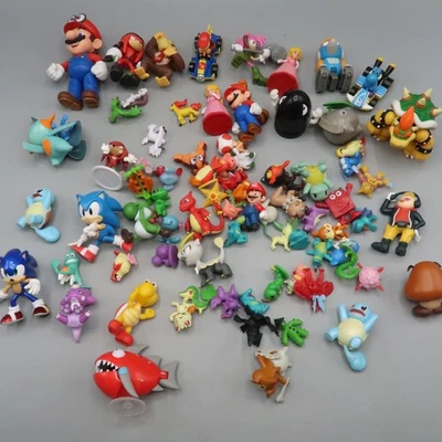 Pokemon Super Mario Bros Donkey Kong Figure Lot Nintendo Toys mini - Image 1 of 4