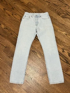 Jeans Levi’s donna 501 lavaggio leggero bottoni mosca 28x32 - Foto 1 di 10